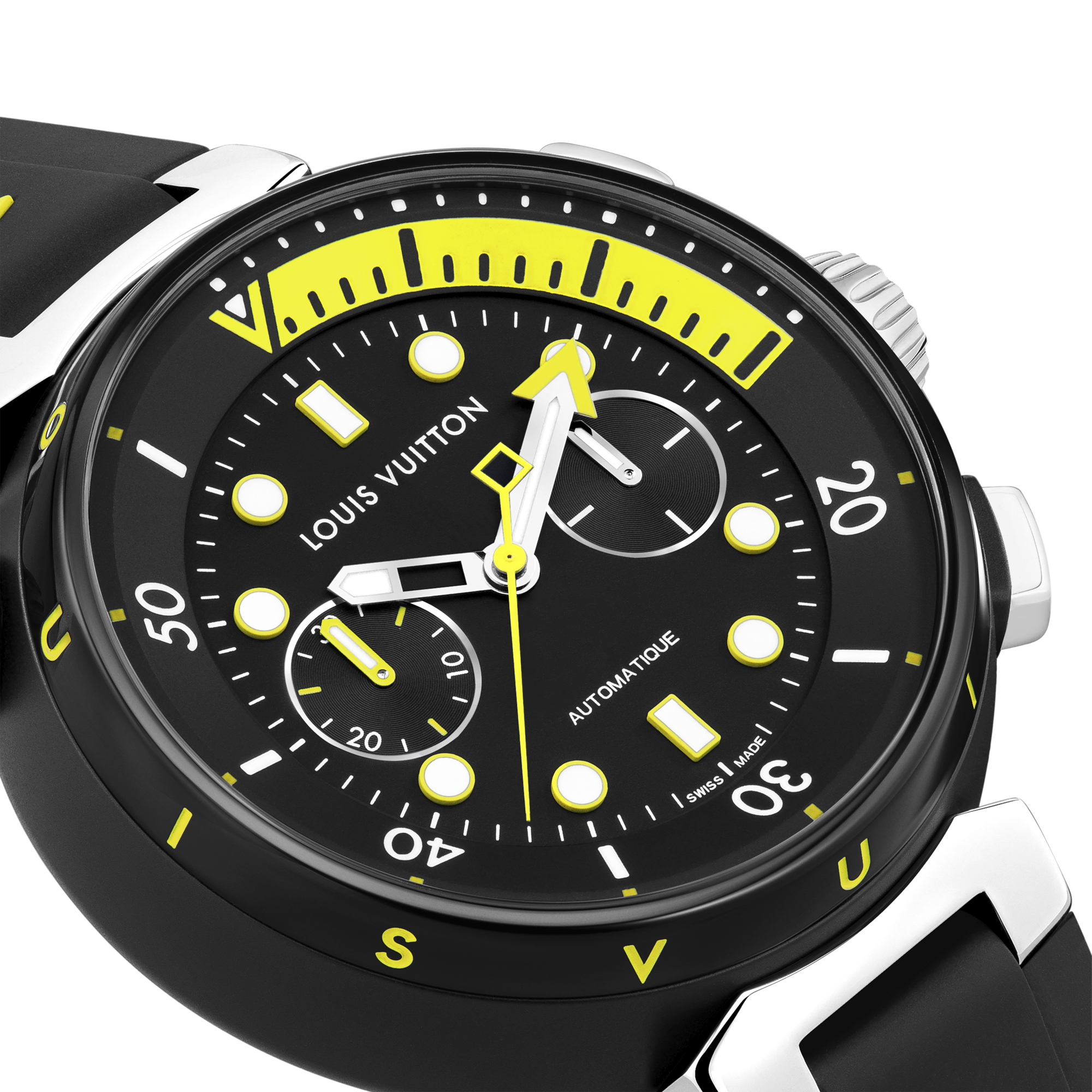 Tambour Street Diver Chronograph, Automatic, 46mm, Steel - Watches Tambour Street Diver Chronograph, Automatic, 46mm, Steel - Watches